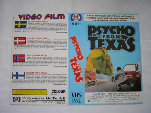 PSYCHO FROM TEXAS (Vhs-Omslag)